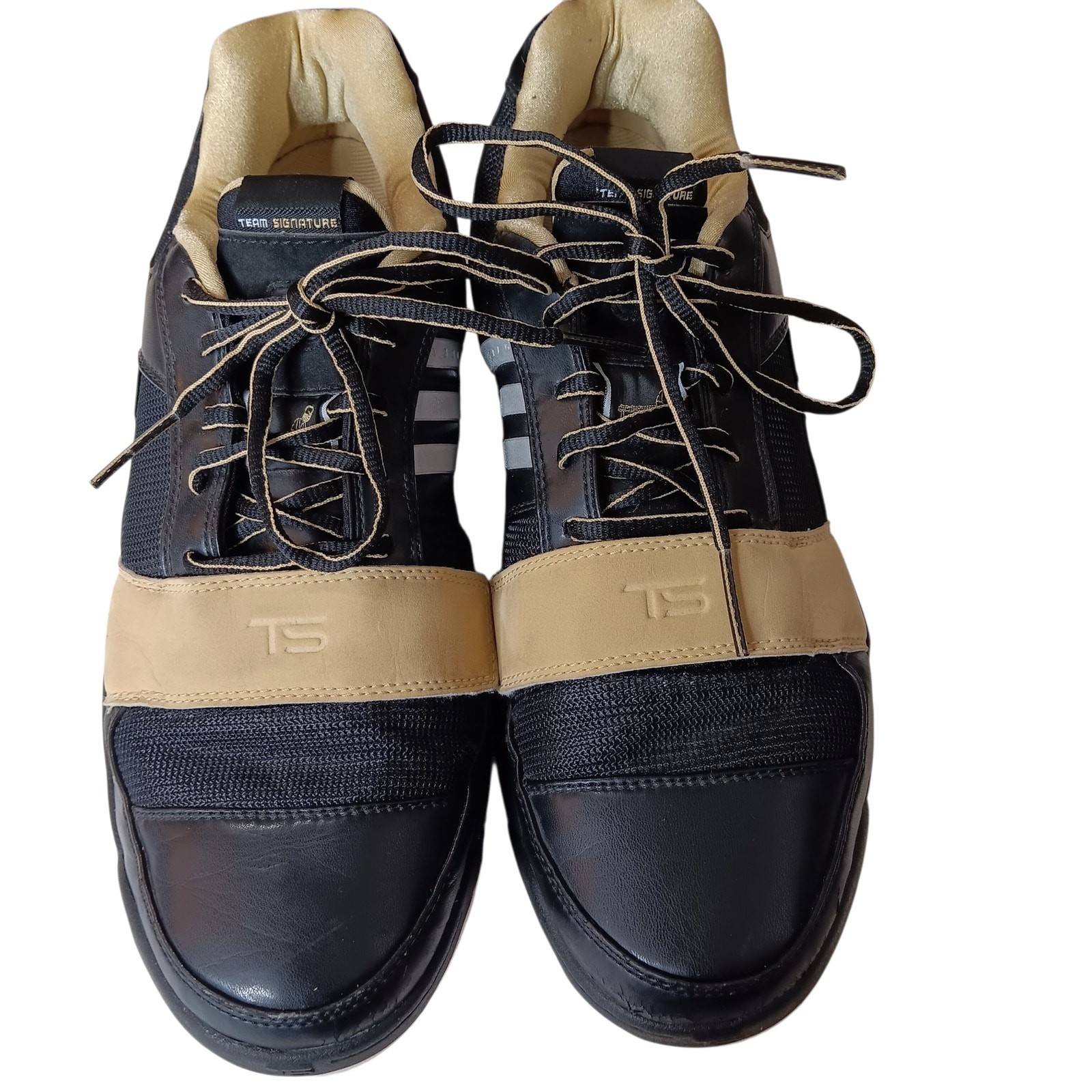 Adidas Team Signature Gilbert Arenas Mens Sneakers Shoes 13 Black Gold Top Strap Adidas Team Signature Gilbert Arenas Mens Sneakers Shoes 13 Black Gold Top Strap