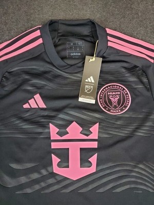Adidas Aeroready MLS Inter Miami CF 23/24 Black Away Jersey Medium New **READ