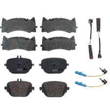 F&uuml;r Mercedes AMG E63 E63S Vordere Hintere Apec Premium Bremsbel&auml;ge Wear Draht