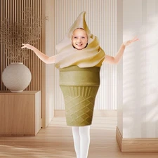 Ice Cream Costume Halloween Comfortable Dressing up for Carnival Themed Party