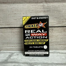 Stacker TWO Real 2 Way Action Energize 24 ct. Exp 02/26 - New
