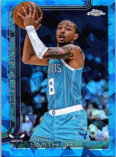 2025-26 Topps Chrome Sapphire Nick Smith Jr. #26 Sapphire Ice Hornets Lakers