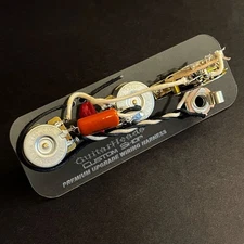 Guitar TELECASTER WIRING HARNESS KIT - Switchcraft CTS Orange Drop Oak Grigsby