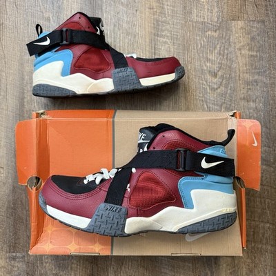 Nike Air OB RAID 2003 Deep Red Blue Black Size 11 Sneakers w/ Box 307379-601