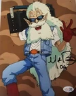 Mark KidWok Britten signed Dragon Ball Z Burter 8X10 JSA COA VOICE ACTOR