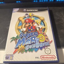 Super Mario Sunshine Nintendo GameCube PAL Version, Complete with Manual