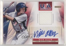 2013 Panini USA Baseball Box Set 11/99 Nick Allen #1 Auto w3h