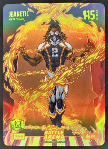 2026 Bo Jackson Battle Arena GRILL-96 Jeanetic Ashton Jeanty Grill Foil Fire BH5