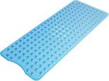 Non Slip Shower Mat 40x16 Bathtub Mat with Suction Cups and Drain Holes