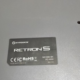 NEW Hyperkin BLACK Retron 5 Game System Console for GBA Super NES NES Genesis +