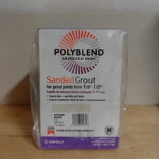 Polyblend Sanded Grout  Antique White 7 Lbs