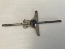 Starrett No. 236 Combination Depth and Angle Gage w/ No. 610N 6" Rule, U.S.A.