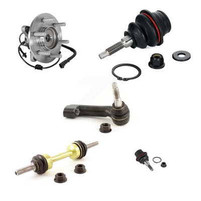 Bearing Upper Lower Ball Joint Outer Tie Rod Link Front Right Kit (5Pc) For Ford