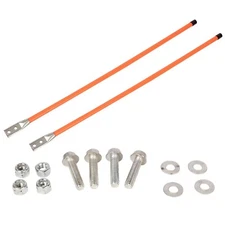 Western 62595 Snow Plow Blade Guide Markers 24" Bolt-On Orange