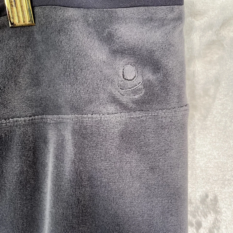 Cuddl Duds Grey Velour Soft Athletic Leisure Pants Size 2X - Image 2 of 4