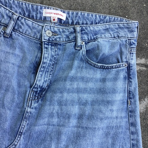 Lucky Brand Long Blue Denim Jean Maxi Skirt NWT Womens Size 14/32 - Picture 3 of 11