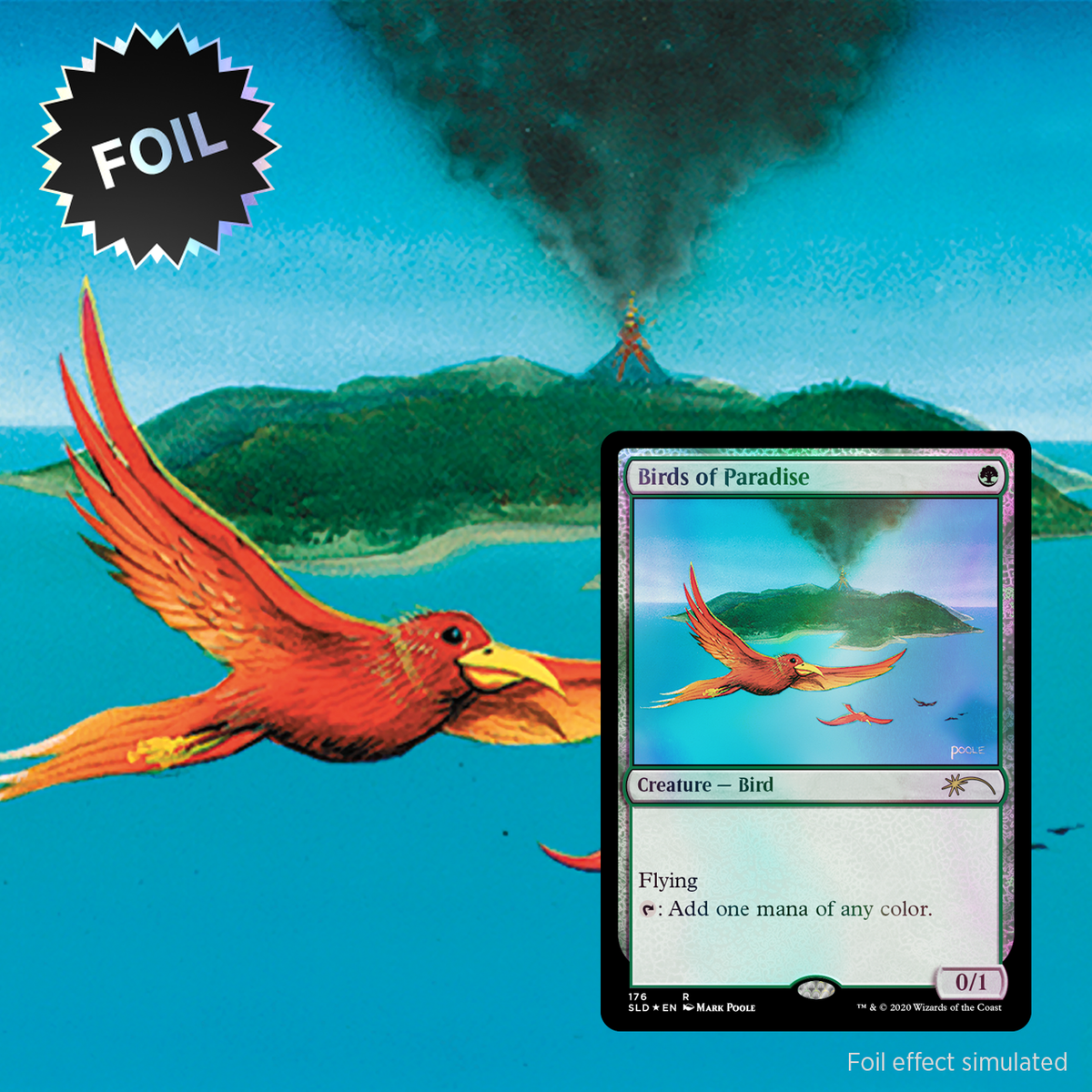 1 x Secret Lair mtg artist series: mark poole - (FOIL) Global