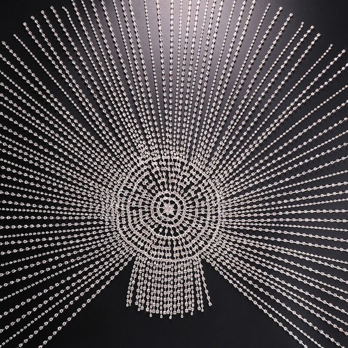Punk Rhinestone Fringed Hair Chain Headband Crystal Bridal Headwear Headpiece - Picture 14 of 45