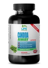 Body Cleanser Capsules - Candida Away 1275mg - Caprylic Acid 1B