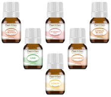 Citrus Essential Oil Set 6 - 5ml 100% Pure Natural Therapeutic Grade Oils, Blend