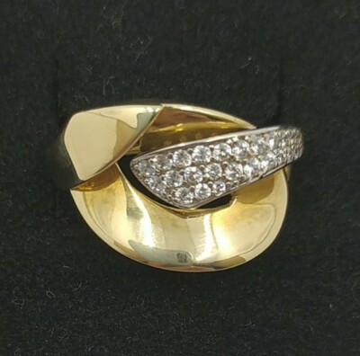 Ring Aus 9K 375 Gold Mit Zirkonias