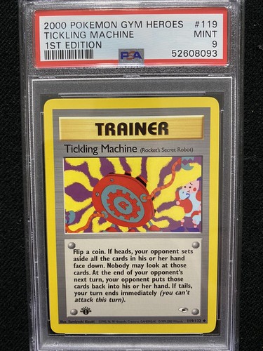 Tickling Machine (1st Edition) graded PSA 9 for sale on eBay