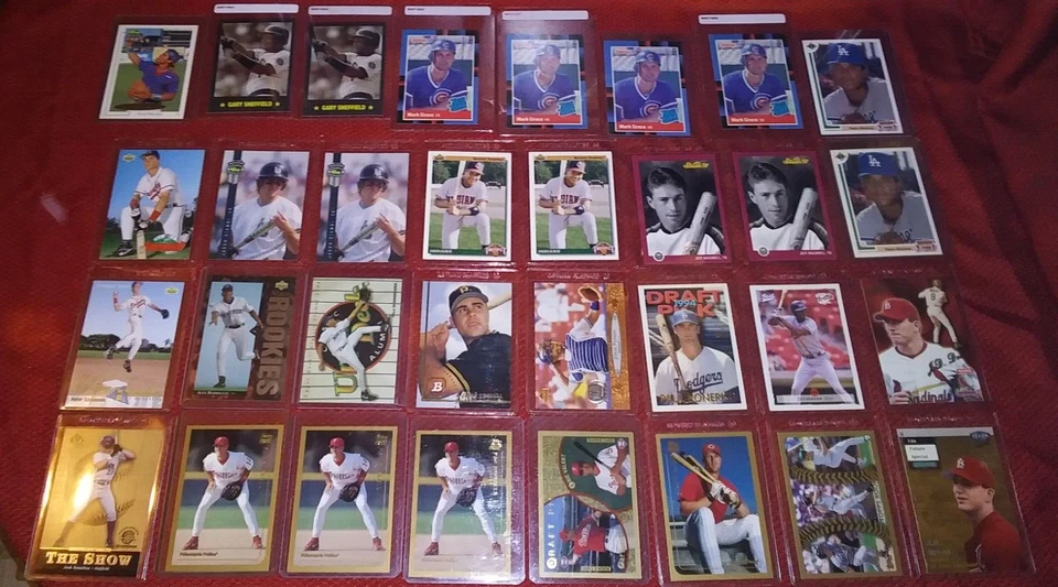 MLB STAR RC HOF 1990 ¡LOTE DE 32! ¡ALTO GRADO! C/P. MARTINEZ RC'S, C. JONES ++ Foto 4 de 4