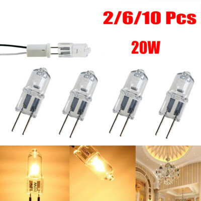 Bis zu 20 Stück G4 Halogen Glühbirnen 20W Long Life Kapsellampen 12V warmweiß