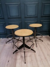  3 Sgabelli ufficio- bar -cucina, anni '50