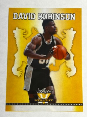 2012 Leaf Metal Valiant LAMINATE GOLD PROOF Missing Serial # David Robinson Spur