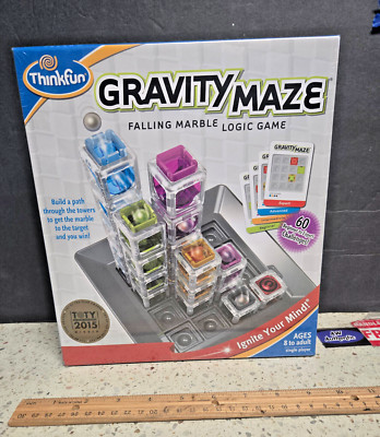 Gravity Maze Brain Falling Marble Logic Game STEM Toy NEW Sealed ThinkFun