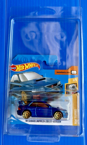 Hot Wheels Turbo '98 Subaru Impreza 228 STI-Version Short Card Rare