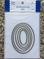 Love Nicole Embossing Die Classic Ovals 5 dies STC259 NEW