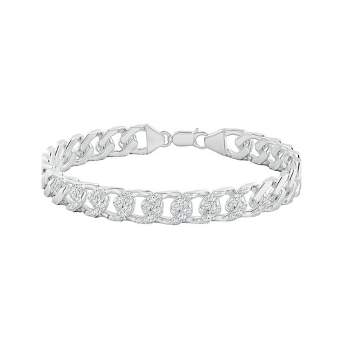 AQUA Cubic Zirconia Stretch Bracelet Women display picture 2