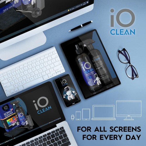Screen Cleaner Spray 16oz - LCD LED OLED TV iPad, Laptop Microfiber Cloth Whipes - Picture 12 of 13