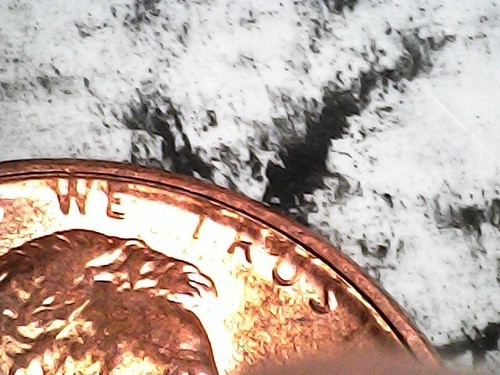1991 P Lincoln Memorial Cent Dished Planchet Error - Picture 3 of 17