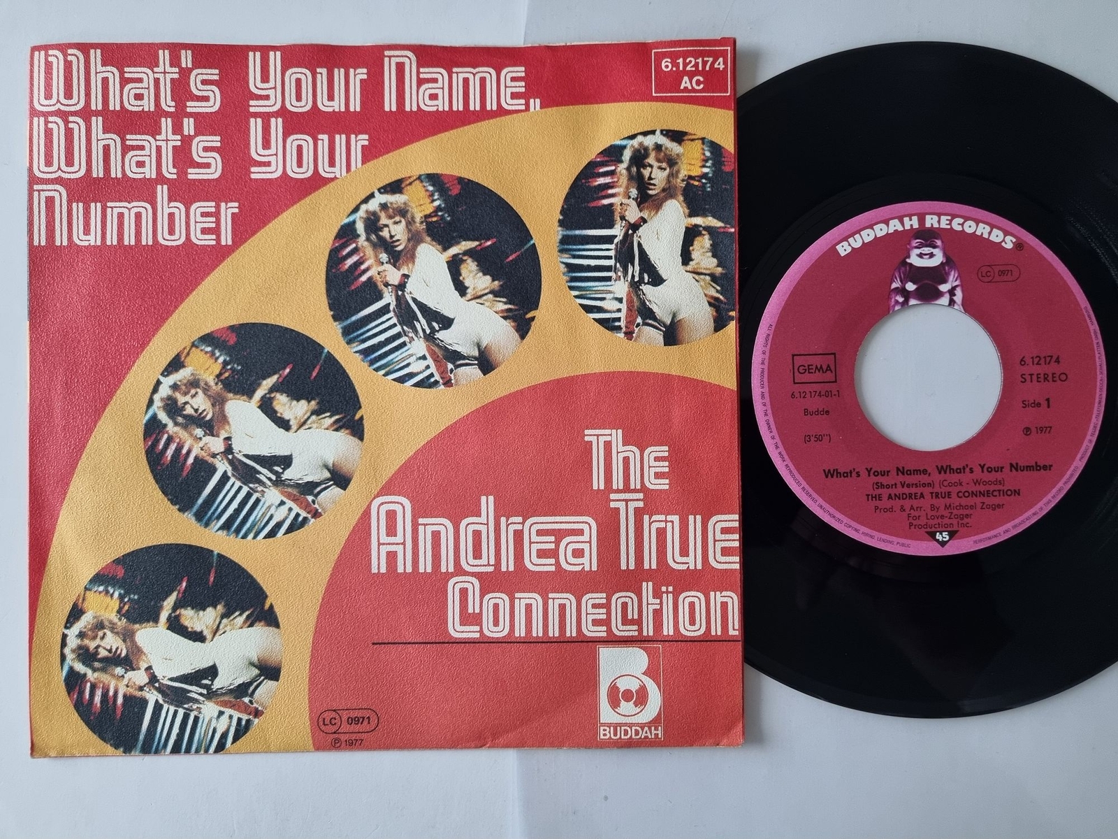 Andrea True Connection - What's your name, what's your number 7'' Vinyl Germany