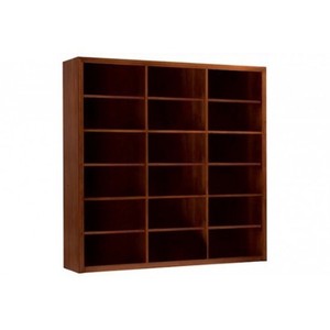 Libreria A Giorno Fissa In Legno Massello Ebay