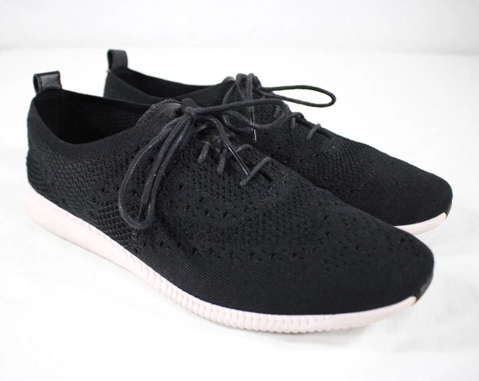 Zapatos Cole Haan para mujer 9.5 B 2.Zerogrand Stitchlite punta de ala Oxford W10583 negros Foto 3 de 4