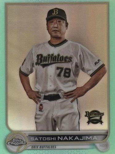 2022 Topps Chrome NPB Refractor #19 Satoshi Nakajima Orix