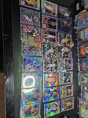 2023 NBA Silver Holo Seismic Tectonic Mosaic Prizm 25 Card Lot Hoops Optic Selec