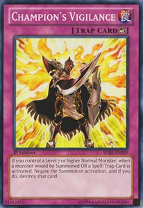 Champion's Vigilance - SDBE-EN039 - Common - Unlimited Edition x3 - Near Mint