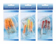 Mikado Squid Rig, Wing Octopus Leader 40 & 6/0 Octopus System Sea Leader