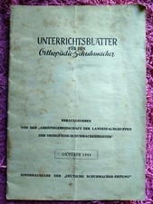 Unterrichtsblätter f d Orthopädie-Schuhmach...