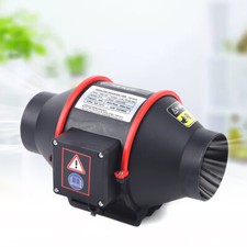 4'' 310 CFM Silent Exhaust Inline Duct Fan Ventilation Blower Fan Air Circulatio