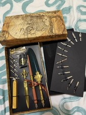 Beautiful vintage-style calligraphy set, perfect for writing, journaling- NEW