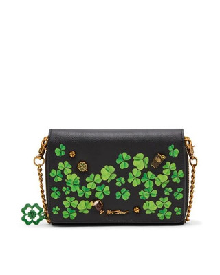 Betsey Johnson Kitsch Erin Go Bragh Novelty Wallet on a Chain Crossbody Bag WOC