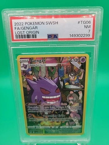 2022 Pokemon SWSH FA/Gengar Lost Origin #TG06 PSA 7