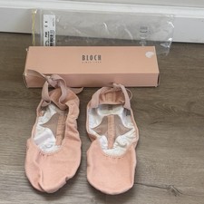 Bloch Pro Arch Canvas Pink Ballet Shoes Slippers Toddler Child Sz 5C Girl