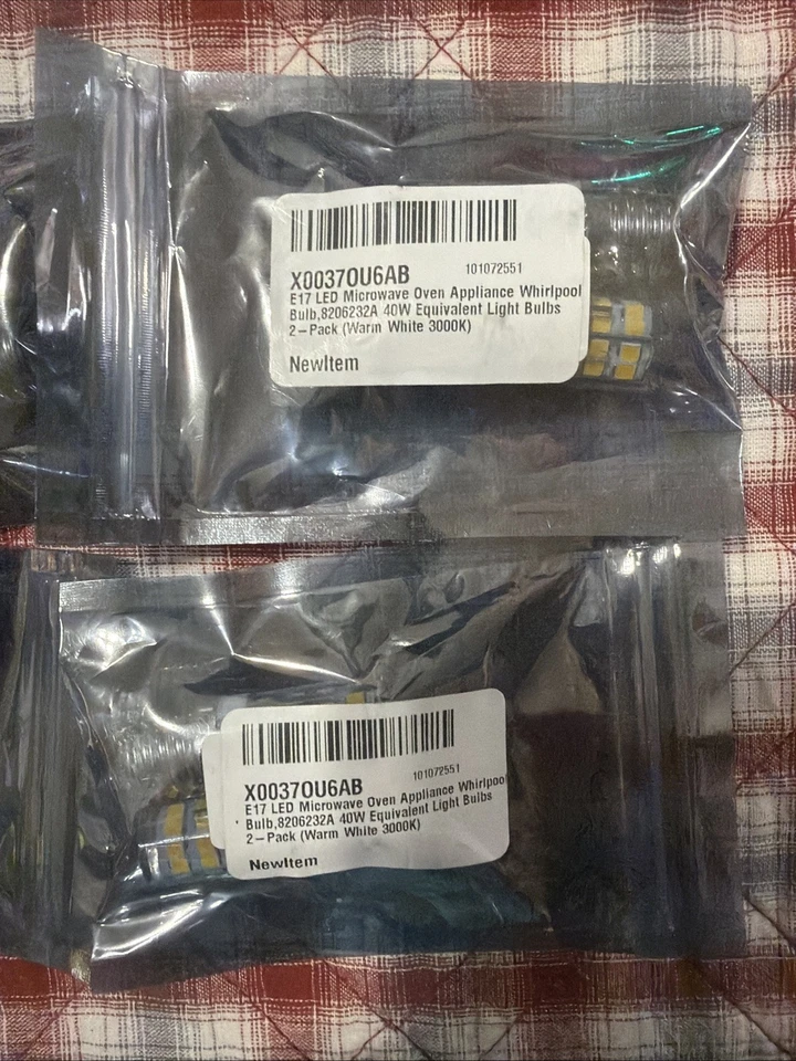 Microwave Oven Light Bulb E17 Base 3W 125V E17 LED Bulb 40W Equivalent, E17 Base - Image 2 of 4